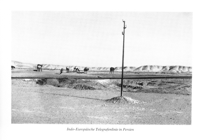 Indo-europische Telegraphenlinie in Persien
